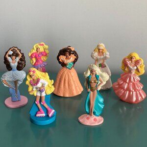 Mini Barbie Toys McDonalds Happy Meal Toys 1990s